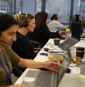 Call centre team